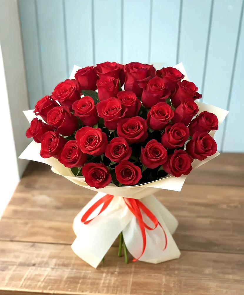 Букет 29 Красных роз в Курджиново