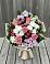 Букет цветов из: Альстромерии, Гвоздики, Розы и Хризантемы в Курджиново