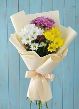 Букет цветов из:  Хризантемы в Курджиново
