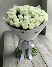 Букет 35 Белых роз в Курджиново