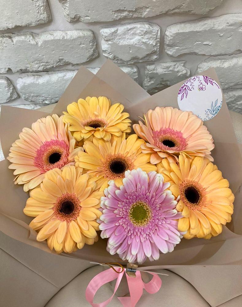 Букет цветов из: Герберы в Курджиново