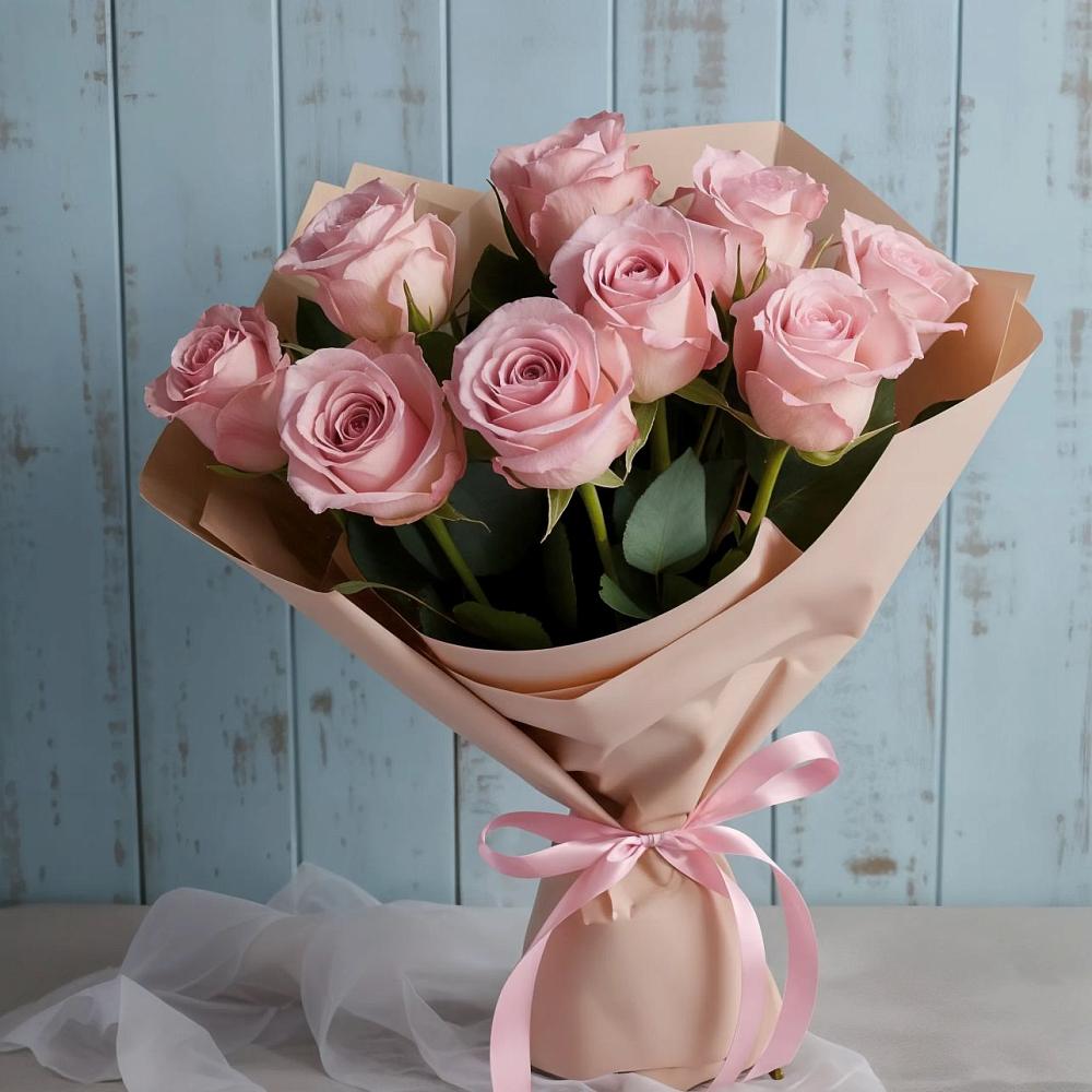 Букет цветов из: Розы в Курджиново