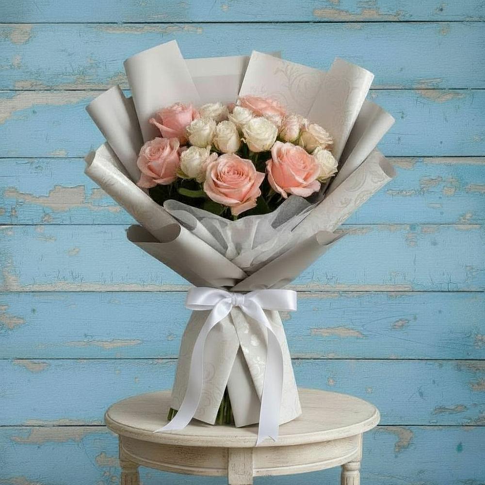 Букет цветов из: Розы в Курджиново