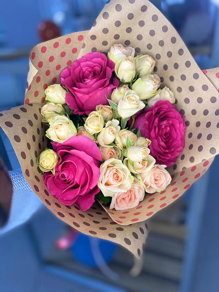 Букет цветов из: Розы в Курджиново