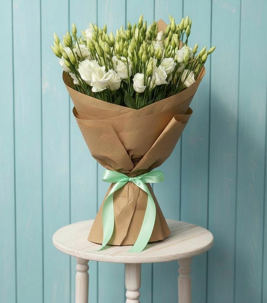 Букет цветов из: Лизиантусы в Курджиново