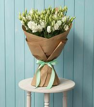 Букет цветов из:  Лизиантусы в Курджиново