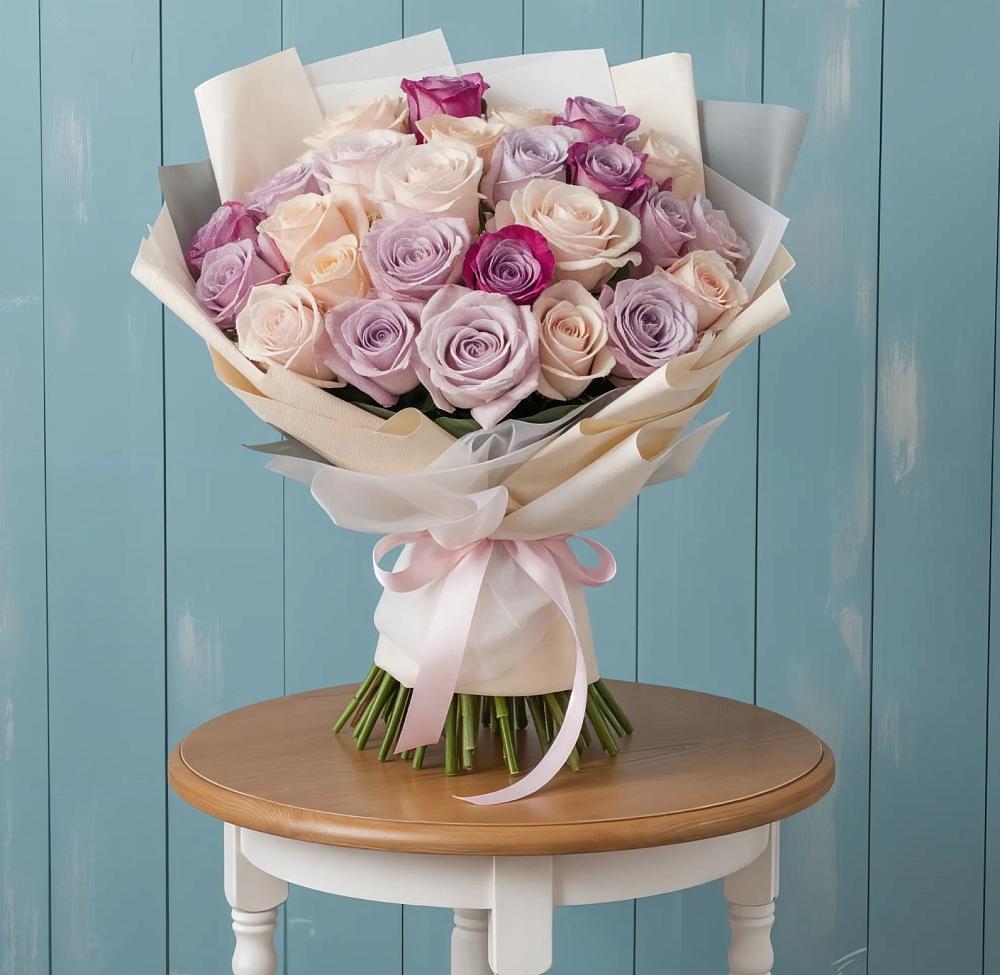 Букет цветов из: Розы в Курджиново