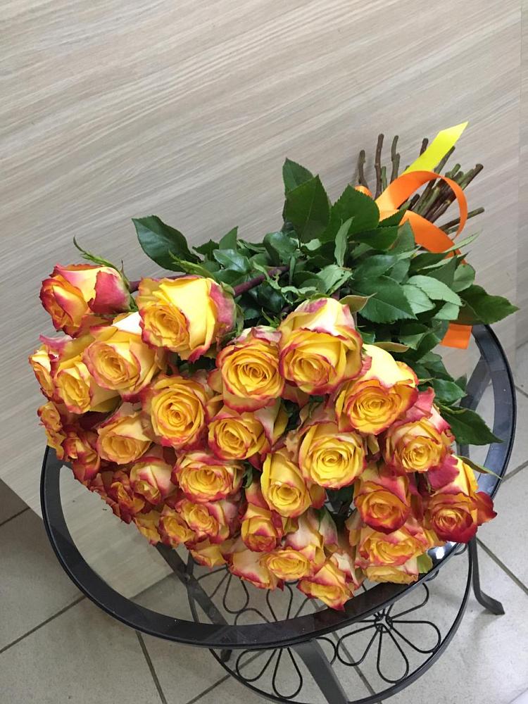 Букет Желтые розы в Курджиново