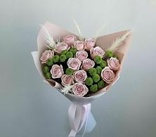 Букет цветов из:  Розы и Хризантемы в Курджиново