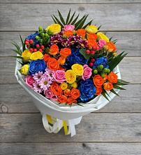 Букет цветов из:  Розы и Хризантемы #REPLACE_PRED# Курджиново