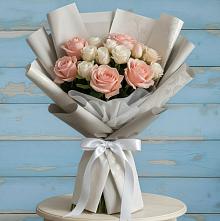 Букет цветов из:  Розы #REPLACE_PRED# Курджиново