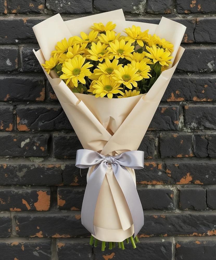 Букет цветов из: Хризантемы в Курджиново