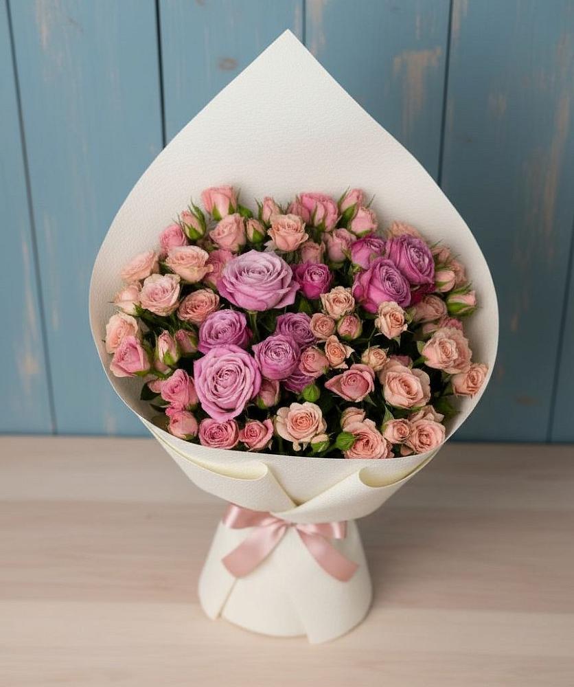 Букет цветов из: Розы в Курджиново