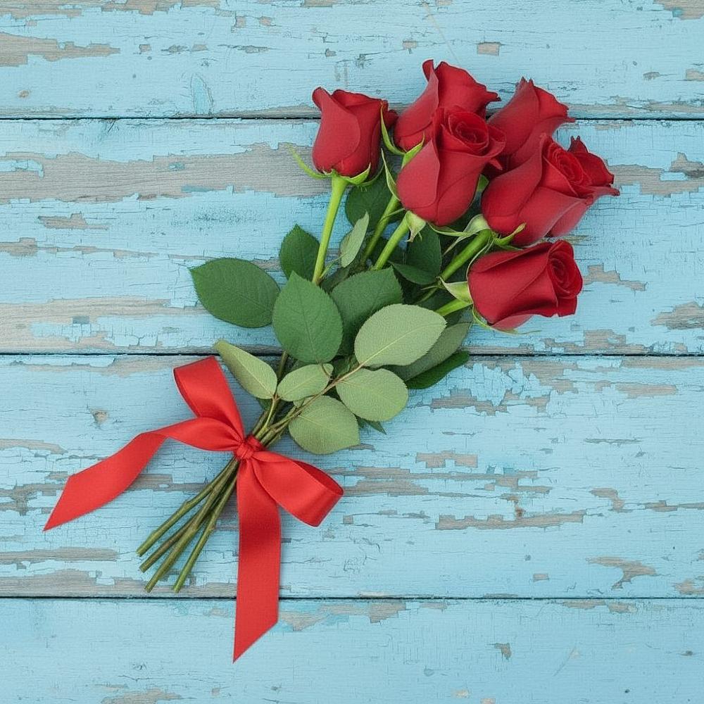Букет Красные розы в Курджиново
