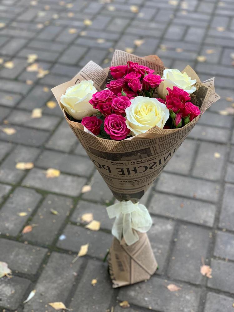 Букет цветов из: Розы в Курджиново