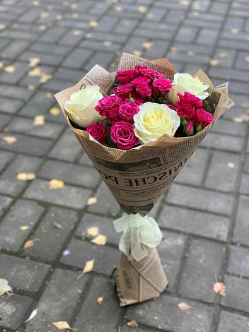 Букет цветов из: Розы в Курджиново